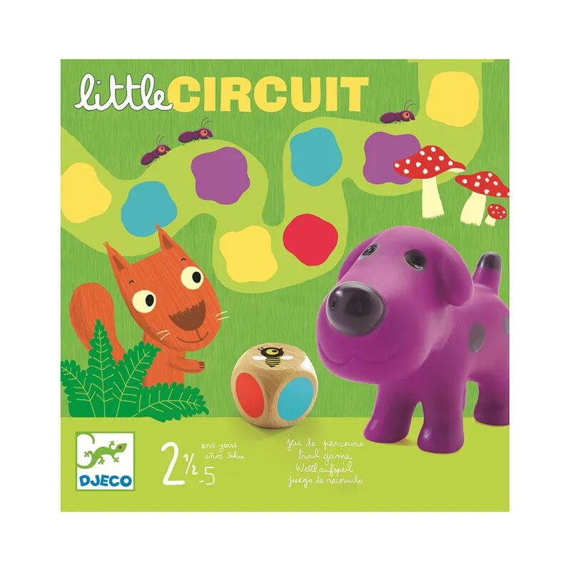 Djeco Brettspiel LITTLE CIRCUIT in bunt