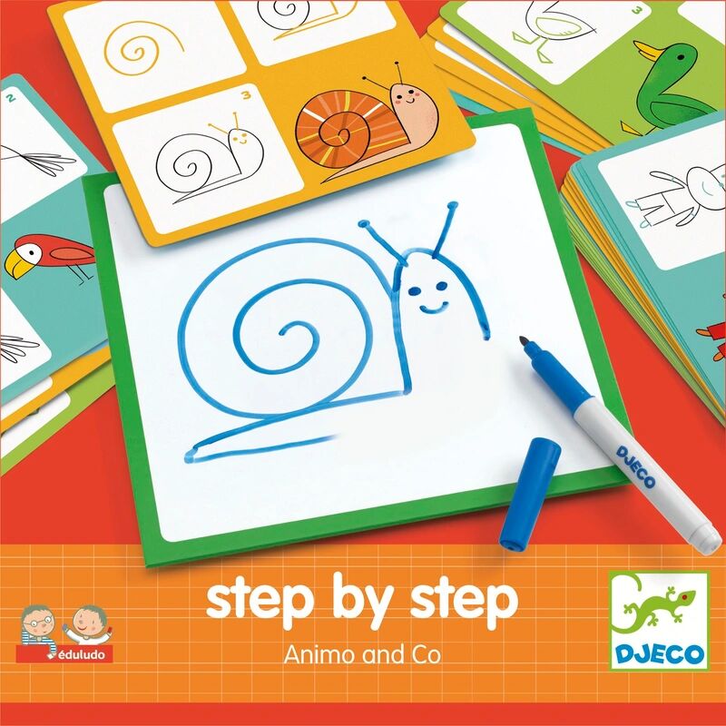 Djeco - Malen lernen step by step - Tiere