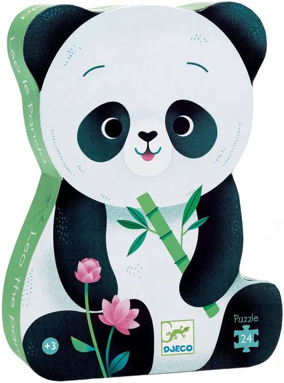 Djeco Formen-Puzzle LEO DER PANDA 24-teilig