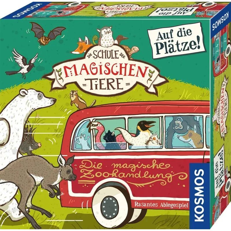 KOSMOS Gesellschaftsspiel SCHULE DER MAGISCHEN TIERE – Auf die Plätze!