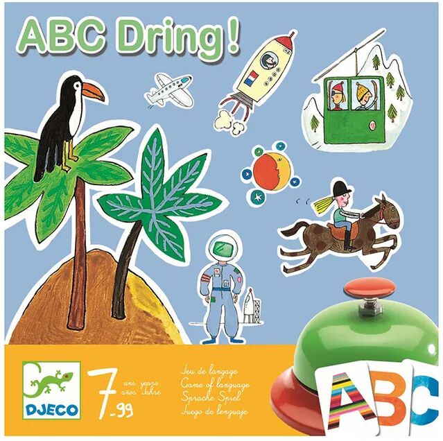 Djeco Kartenspiel ABC DRING in bunt