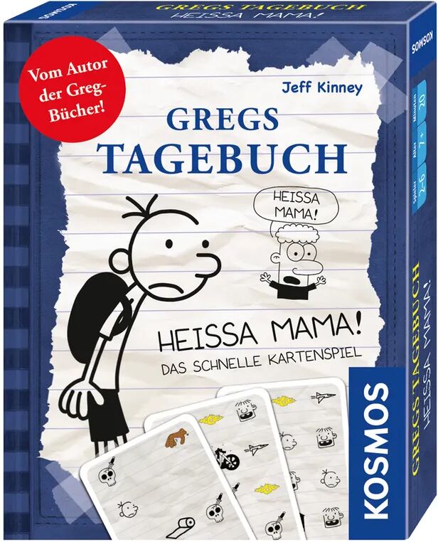 KOSMOS Kartenspiel Gregs Tagebuch Heissa Mama