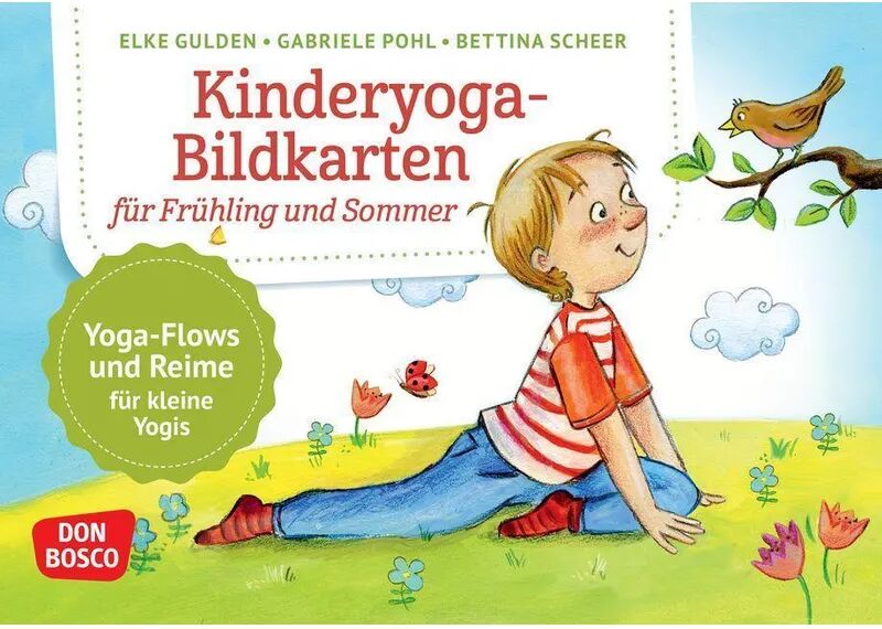 Don Bosco Medien Kinderyoga-Bildkarten für Frühling und Sommer