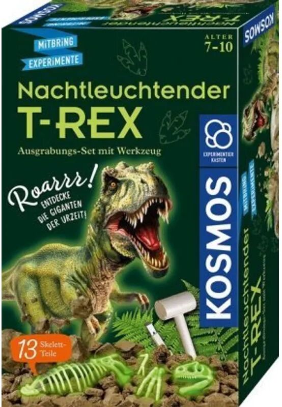 KOSMOS Mitbring-Experimente NACHTLEUCHTENDER T-REX