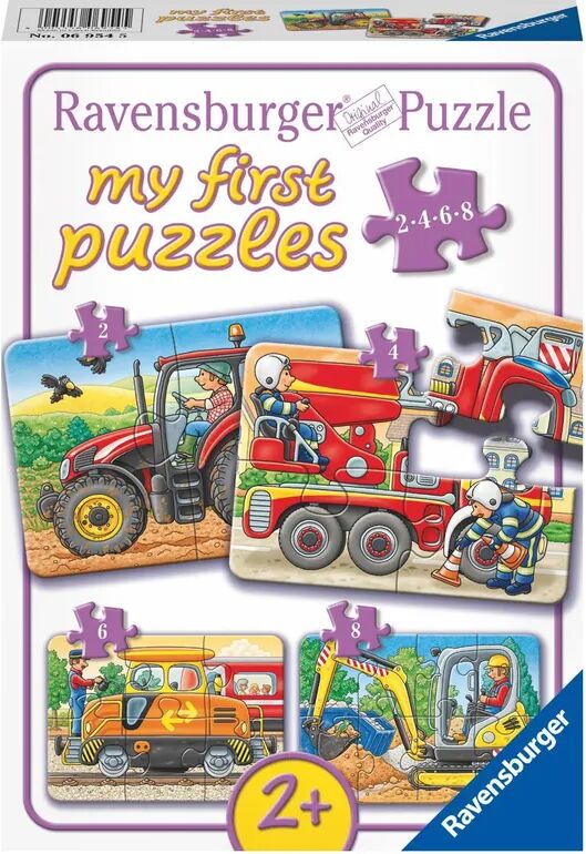 Ravensburger Verlag My first puzzles – Bei der Arbeit 2/4/6/8-teilig