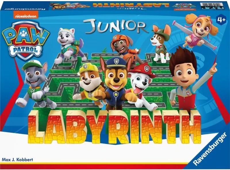 Ravensburger Verlag Paw Patrol Junior Labyrinth, 20799, das bekannte Brettspiel von Ravensburger als