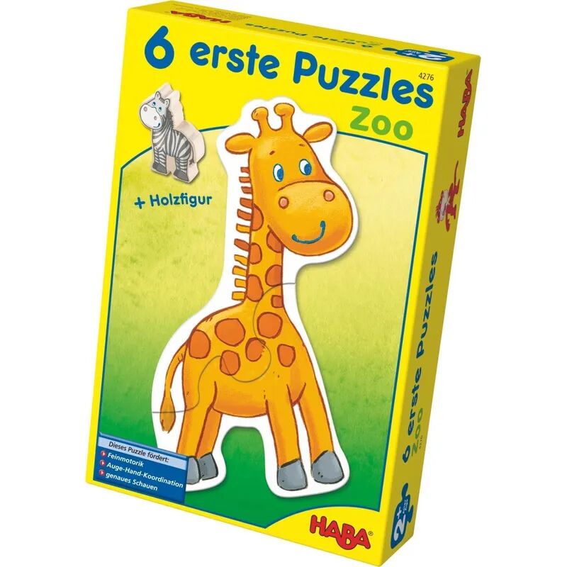 HABA Puzzle 6 erste Puzzles Zoo in bunt