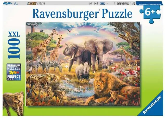 Ravensburger Verlag Puzzle AFRIKANISCHE SAVANNE 100-teilig