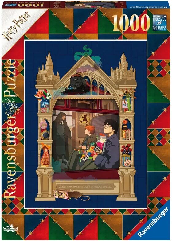 Ravensburger Verlag Puzzle HARRY POTTER AUF DEM WEG NACH HOGWARTS 1000-teilig