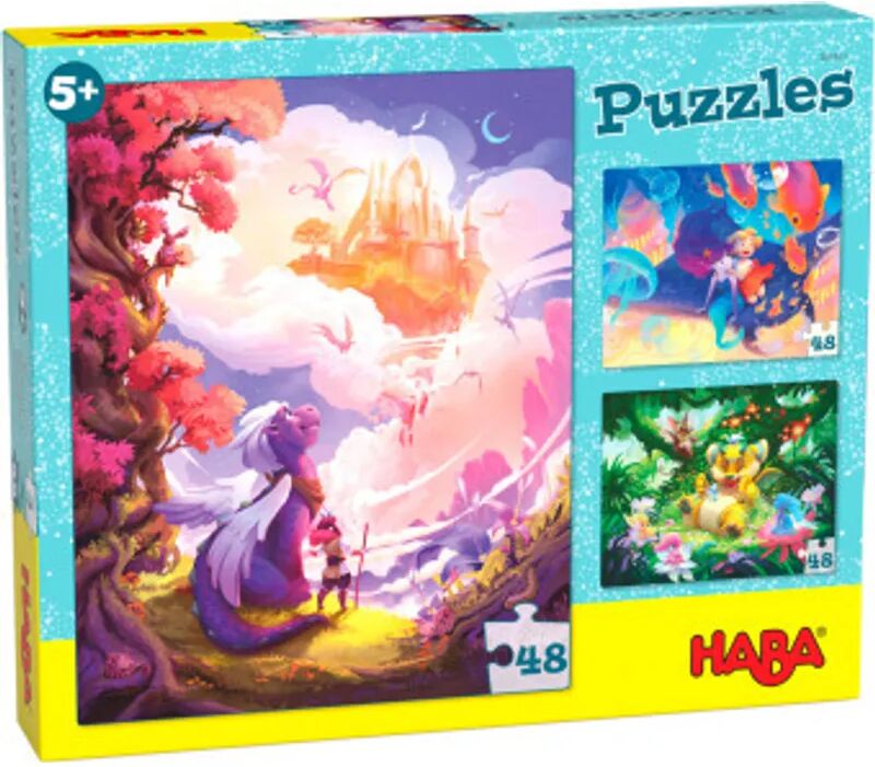 HABA Puzzle IM FANTASIELAND 3x48-teilig