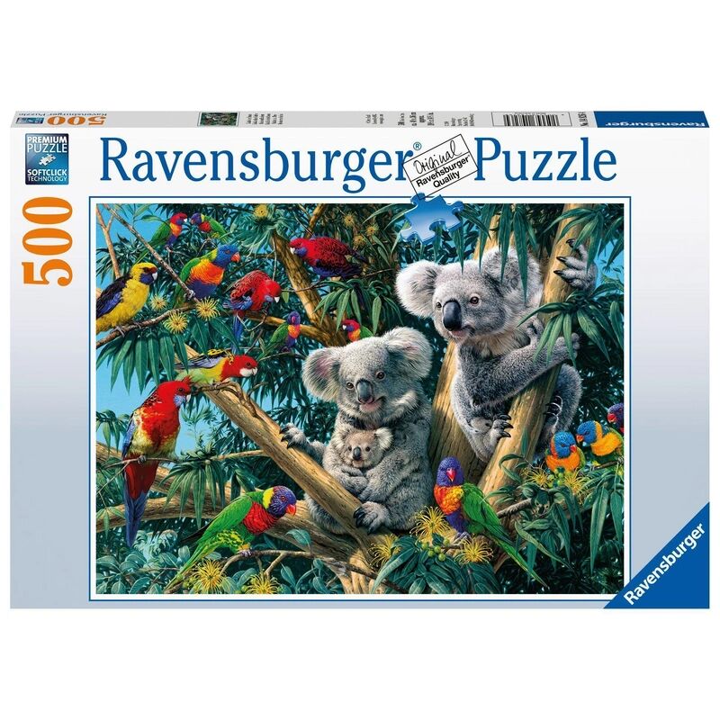 Ravensburger Verlag Puzzle KOALAS IM BAUM 500-teilig