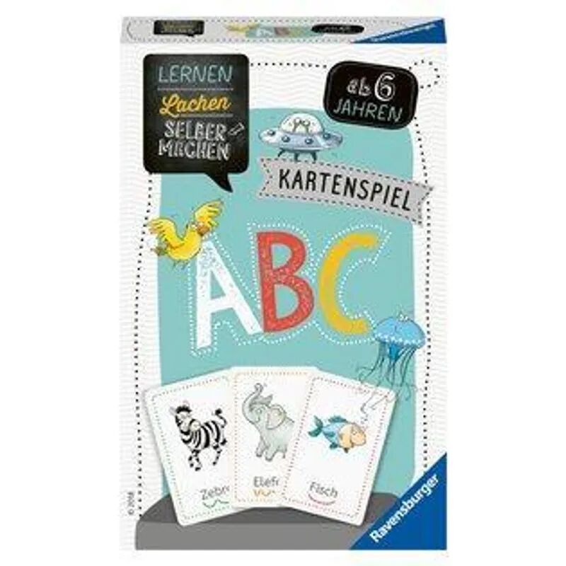 Ravensburger Verlag Ravensburger 80347 - Lernen Lachen Selbermachen: ABC, Kinderspiel für 1-4 Spiele