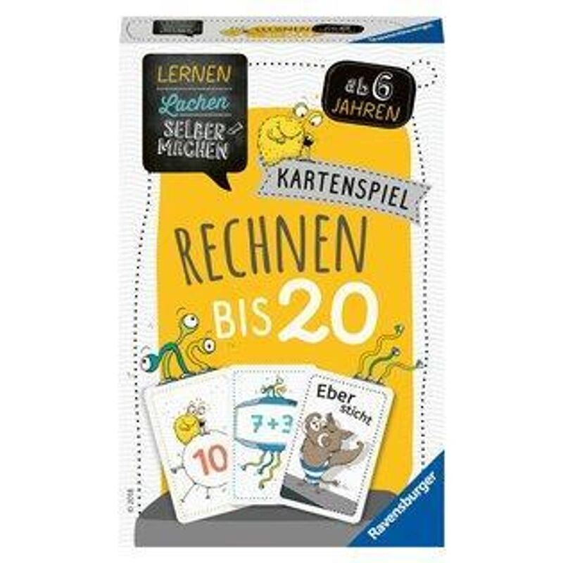 Ravensburger Verlag Ravensburger 80349 - Lernen Lachen Selbermachen: Rechnen bis 20, Kinderspiel für
