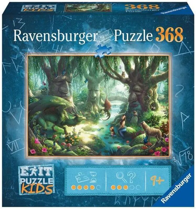 Ravensburger Verlag Ravensburger EXIT Puzzle Kids - 12955 Der magische Wald - 368 Teile Puzzle für K