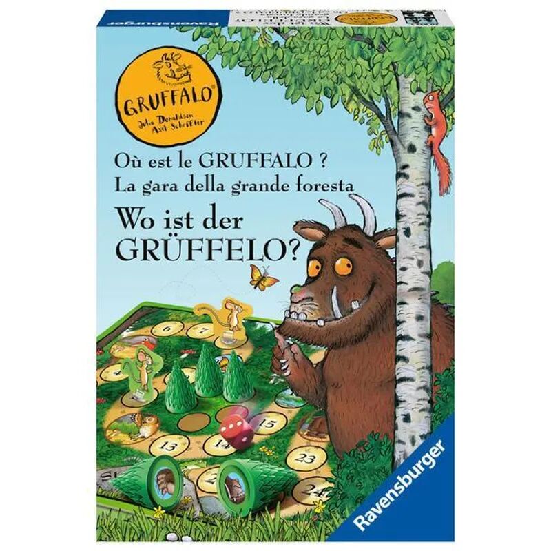 Ravensburger Verlag Ravensburger Kinderspiele - 20833 - Wo ist der Grüffelo? - Brettspiel für 2-4 Gr