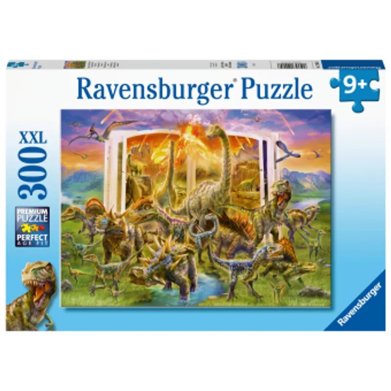 Ravensburger Verlag Ravensburger Lexikon aus der Urzeit 300 Teile XXL Kinderpuzzle - Puzzle für Kind