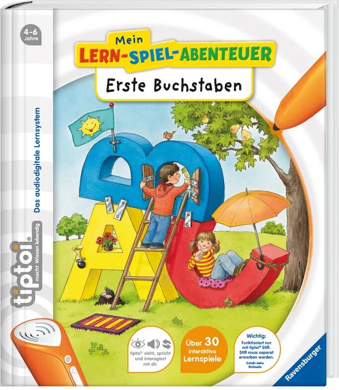 Ravensburger Verlag Ravensburger tiptoi® - Mein Lern-Spiel-Abenteuer (Thema: Erste Buchstaben)