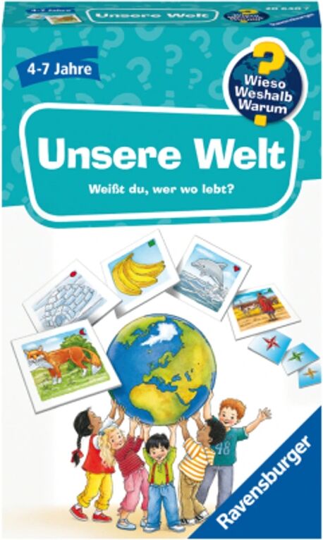 Ravensburger Verlag Ravensburger Wieso? Weshalb? Warum? Kinderspiel Unsere Welt, 20640, von 4 bis 7