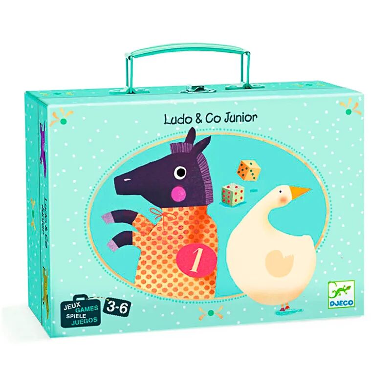 Djeco Reisespiel LUDO & CO JUNIOR 6-teilig in bunt