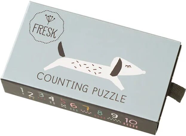 FRESK Zählpuzzle COUNTING ANIMALS 10x2-teilig in bunt