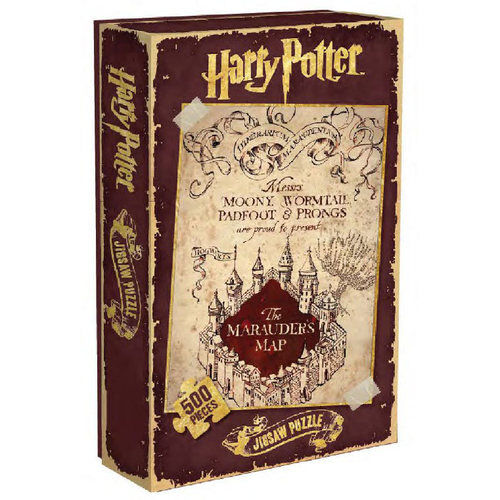 Harry Potter Puzzle Karte des Rumtreibers, 500-teilig