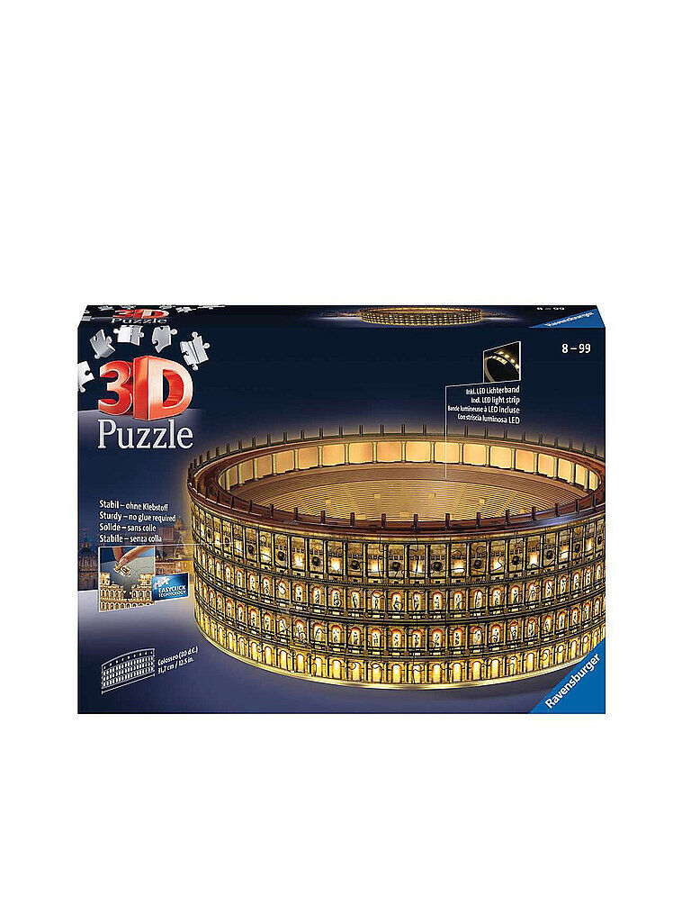 RAVENSBURGER 3D Puzzle Kolosseum in Rom bei Nacht 11148