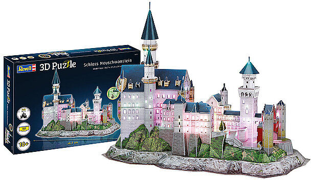 REVELL Spezialpuzzle - Schloss Neuschwanstein-LED Edition