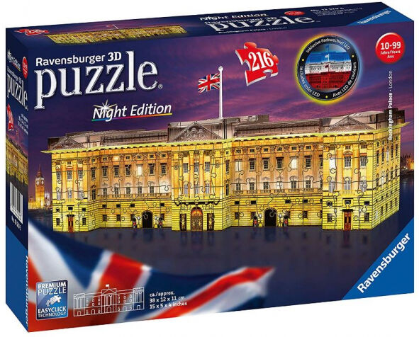 Ravensburger 3D Puzzle Buckingham Palace bei Nacht