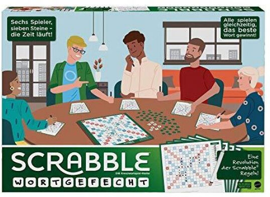 Mattel Scrabble Wortgefecht - Brettspiel