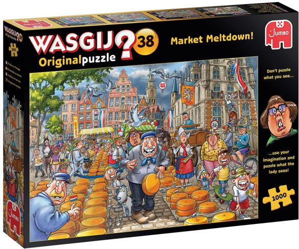 Jumbo 25010 - Wasgij Original 38 Market Meltdown - Puzzle