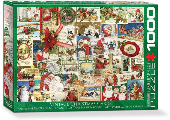 Divers Eurographics - Vintage Christmas Cards - Puzzle [1000 Teile]