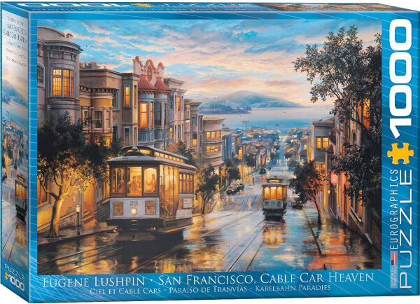 Divers Eurographics - San Francisco: Cable Car Heaven - Puzzle [1000 Teile]