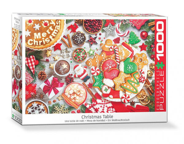 Divers Eurographics - Christmas Table - Puzzle [1000 Teile]
