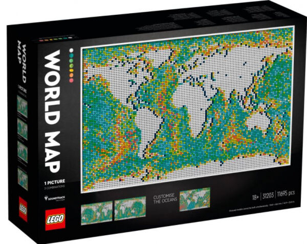 Lego 31203 - Art Weltkarte