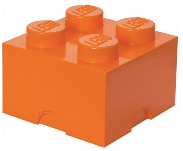 Room Copenhagen - LEGO Storage Brick 4 orange - 40031760