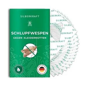 Schlupfwespen gegen Kleidermotten: 6 Lieferungen je 15 Karten (90 Karten gesamt)