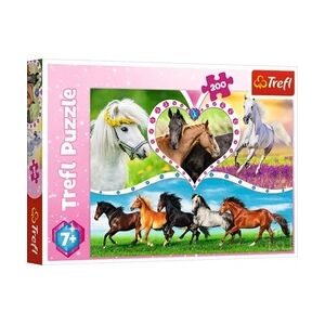 Puzzle Schöne Pferde, 200 Teile