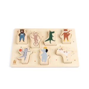 Sebra - Puzzle aus Holz, Toes / Builders