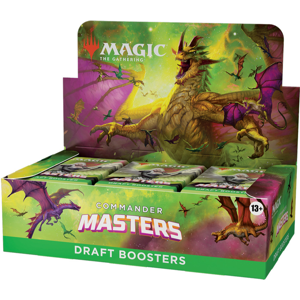 Blackfire Kartenspiel Magic: The Gathering Commander Masters - Draft Booster Box (24 Booster) (ENGLISCHE VERSION)