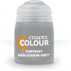 Games-Workshop Citadel Contrast Paint (Basilicanum Grey) - Kontrastfarbe - grau