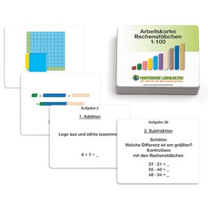 ML Arbeitskartei Rechenstäbchen 1-100