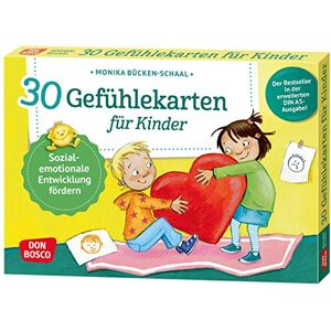 Monika Bücken-Schaal - 30 Gefühlekarten für Kinder: Sozial-emotionale Entwicklung fördern. Emotionen beschreiben und ausdrücken. Lösungen finden, Empathie lernen. Mit ... und innere Balance. 30 Ideen auf Bildkarten)