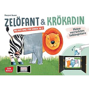 Zelöfant und Krökadin: Meine verrückten Lieblingstiere. Kamishibai Bildkartenset: Mix-Max-Spiel für Kinder ab 2 Jahren. Entdecken - Erzählen - ... die Kita (Spiele im Erzähltheater Kamishibai)