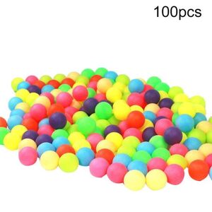 Muqzi 100 Stück Farbige Tischtennisbälle Für Unterhaltung, Tischtennis, Gemischte Farben Für Spiele