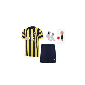 Palmiye Luggage & Bags Fenerr-Bahee Avis Gelb-Dunkelblauer Stick 22 Season Set Mit 4 Kinder-Fußballtrikots Mit Armband Als Geschenk