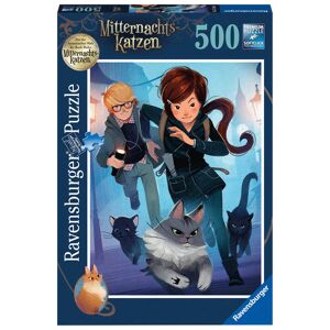 Ravensburger Spieleverlag Ravensburger Puzzle 17146 - Auf Der Suche Nach Königin Quinn - 500 Teile Mitternachtskatzen Puzzle Für Erwachsene Und Kinder Ab 12 Jahren