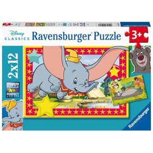 Ravensburger Spieleverlag Ravensburger Kinderpuzzle 05575 - Das Abenteuer Ruft! - 2x12 Teile Disney Puzzle Für Kinder Ab 3 Jahren