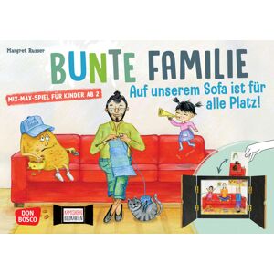 Don Bosco Medien GmbH Bunte Familie: Auf Unserem Sofa Ist Für Alle Platz. Mix-Max-Spiel Für Kinder Ab 2