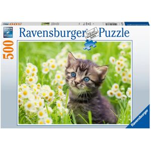 Ravensburger Spieleverlag Ravensburger Puzzle 17378 Kätzchen In Der Wiese - 500 Teile Puzzle Für Erwachsene Und Kinder Ab 12 Jahren