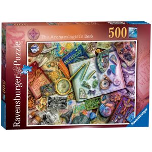 Ravensburger Spieleverlag Ravensburger Puzzle  Aimee Stewart: Schreibtisch Des Archäologen 500 Teile Puzzle Für Erwachsene Und Kinder Ab 12 Jahren